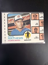 1973 Topps - Eddie Mathews, Lew Burdette, Jim Busby #237 Lew Burdette With Right