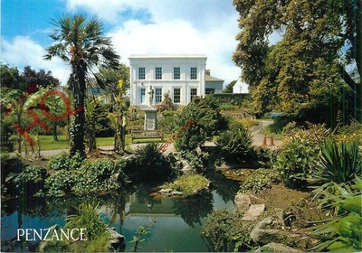 Ansichtskarte, Penzance, Morrab Gardens [Lachs]