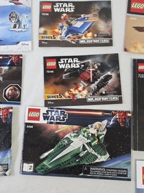 LEGO Star Wars Instruction Manual Lot (8 Booklets) 75304 9498 75202 75196 7668