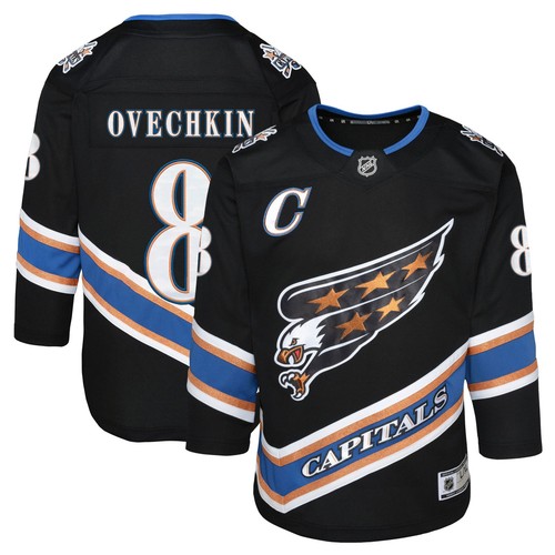 Youth Alexander Ovechkin Black Washington Capitals Alternate 50th Anniversary
