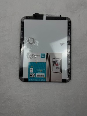 Pen Gear 8.5x11 Dry Erase Board with Marker, Eraser, Magnet