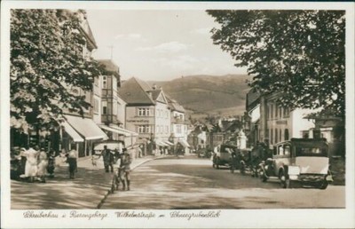 Ansichtskarte Schreiberhau Riesengebirge Wilhelmstraße Schneegrubenbli (Nr.9749)