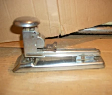 Vintage Ace Pilot Stapler #402 Heavy-Duty Stapler (Chrome) Metal-USA