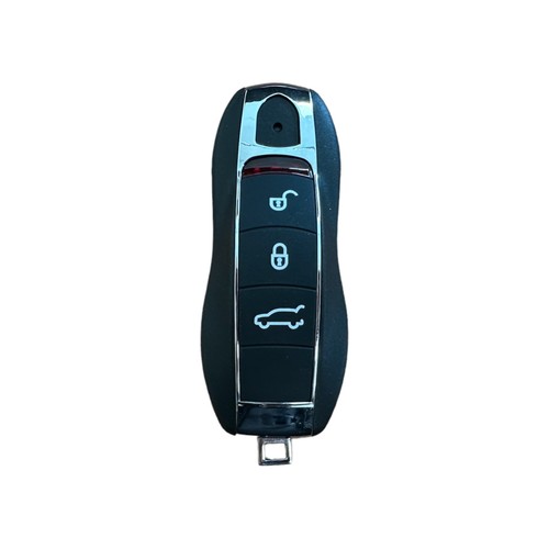Coussinet Bouton Clé Remplacement Porsche Panamera Cayenne 2018-2020 - Noir, Polyuréthane - Fonction Verrouillage/déverrouillage
