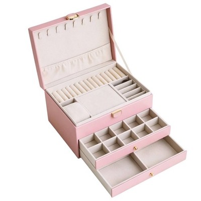 schmuckschatulle mit spiegel hochwertig schmuckkasten elegant für schminktisch