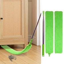 Retractable Gap Dust Cleaner Under Appliance Cleaning Tool, Flat Duster for U...
