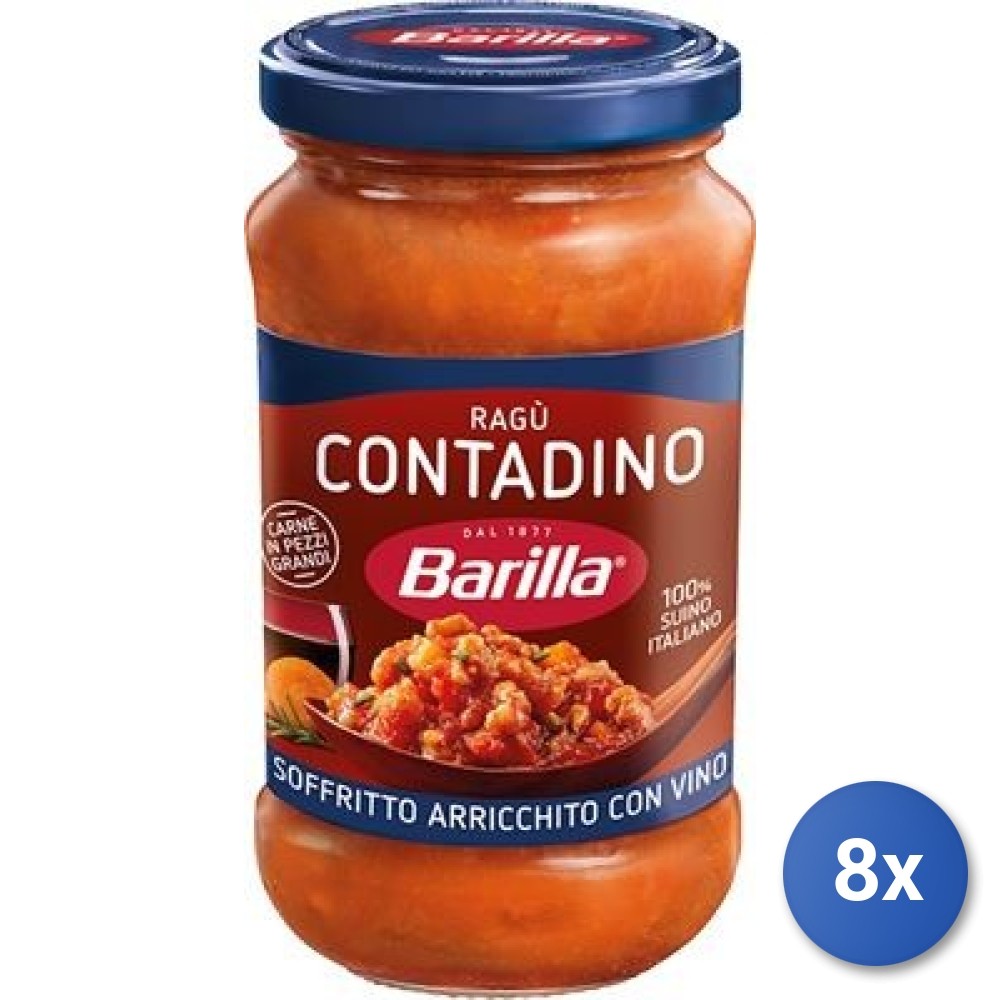 8X Multipack Barilla Contadino Sauce 300G