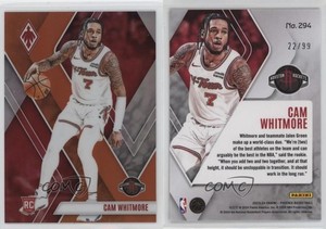 2023-24 Panini Phoenix Rookies Orange /99 Cam Whitmore #294 Rookie RC