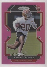 2021 Panini Prizm Rookie Pink Prizm Ambry Thomas #439 14rz