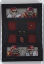 2016 Panini Black Gold Collegiate White 97/99 Nelson Agholor Su'a Cravens uk5