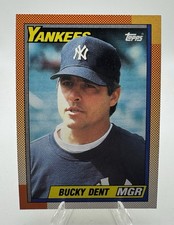 1990 Topps #519 Bucky Dent New York Yankees