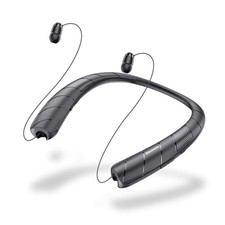 Neckband Bluetooth Headphones Speaker 2 in 1  Wireless Wearable Speaker with R...