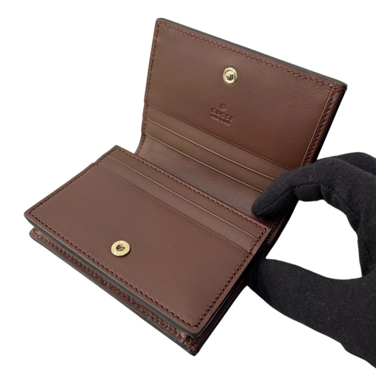 GUCCI Python pattern bifold wallet 456126 311025 - image 6