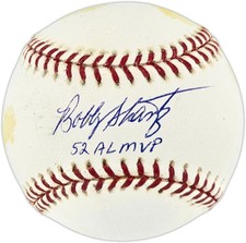Bobby Shantz Signed MLB Baseball Yankees 