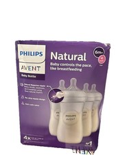 11oz Natural Baby Bottles with Fast Flow Nipples - 4-Pack