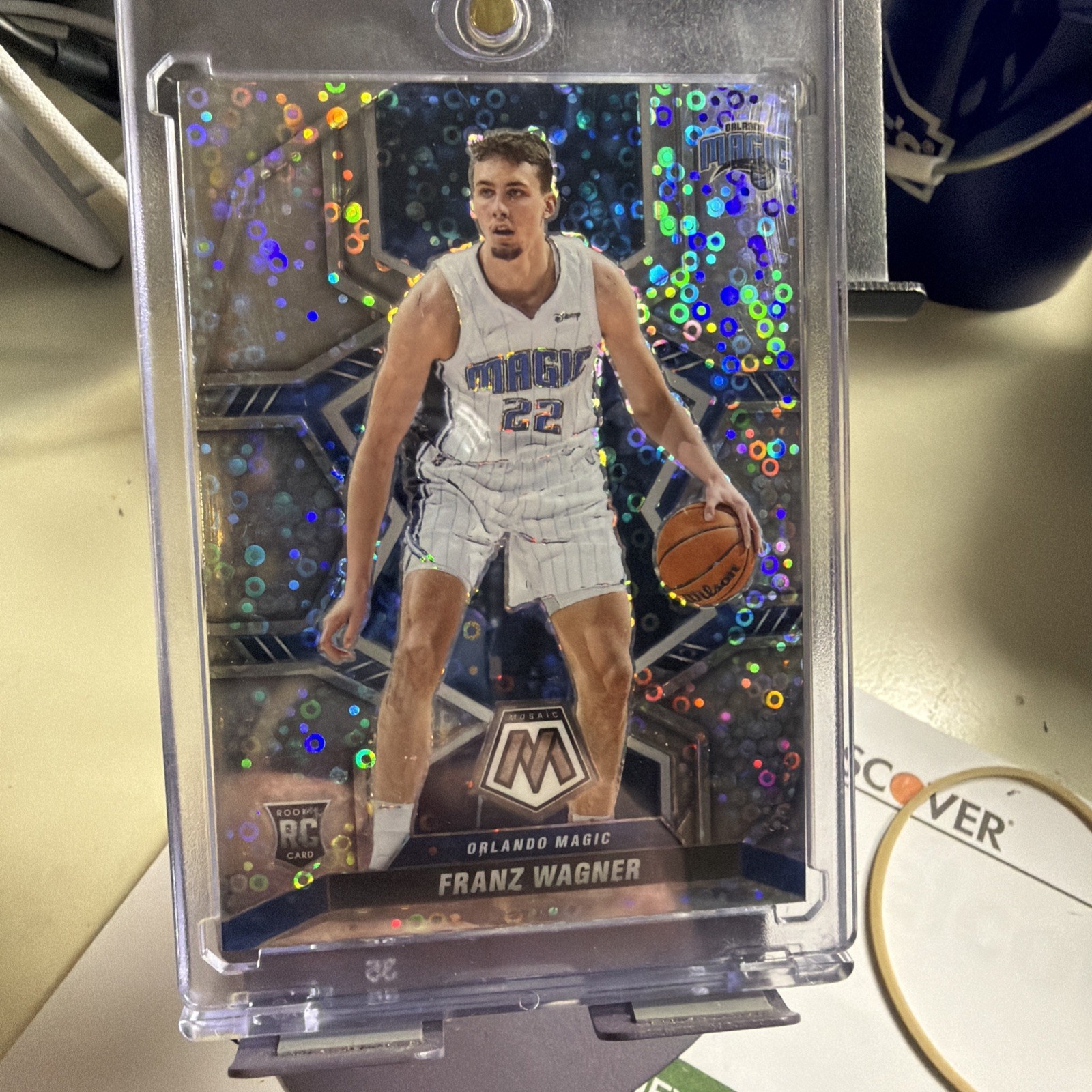 Franz Wagner 2021 Panini Mosaic Rookie Fast Break Disco Variation #220 Magic