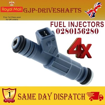4X FUEL INJECTOR For VAUXHALL OPEL ASTRA V H ZAFIRA II 2.0 VXR 0280156280 Z20LEH