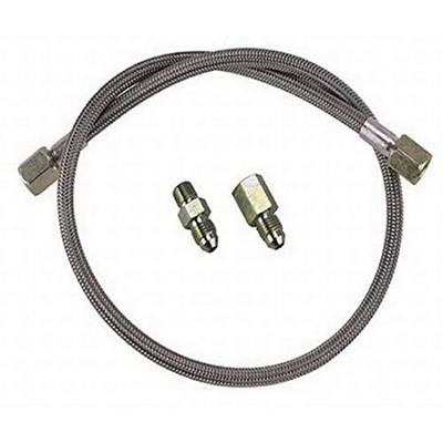 #ad Speedway Motors Braided Pressure Gauge Line Kit 36 Inch Stainless Steel amp; P... $37.58