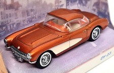 Dinky 1/43 - Chevrolet Corvette C1 1956 Copper DY-23B Diecast Scale Model Car