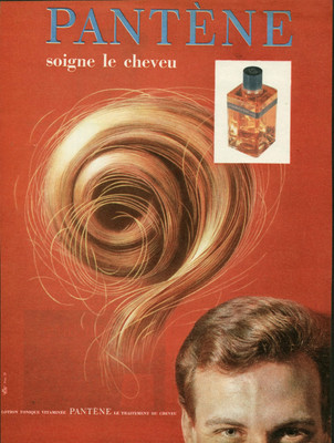 Alte Werbung Pantène Haarpflege 1960 aus Zeitschrift