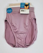 Vanity Fair Panty Hi-Cut Women's Lavender, White, Sheer 5 - 7 Radiant 360 Soft
