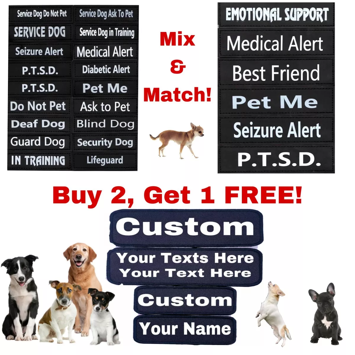 Esa dog cheap patches