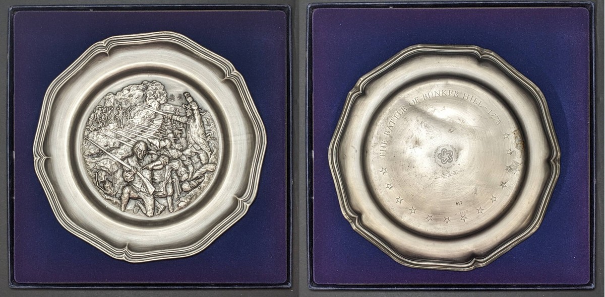 Vintage Franklin Mint American Revolution Bicentennial Pewter