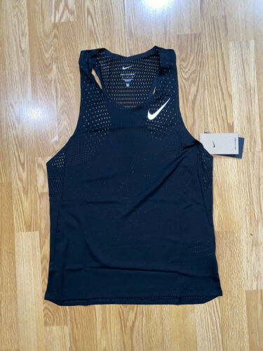Nike Running Dri-FIT ADV AeroSwift Racing Singlet Black FN4231-010 New S