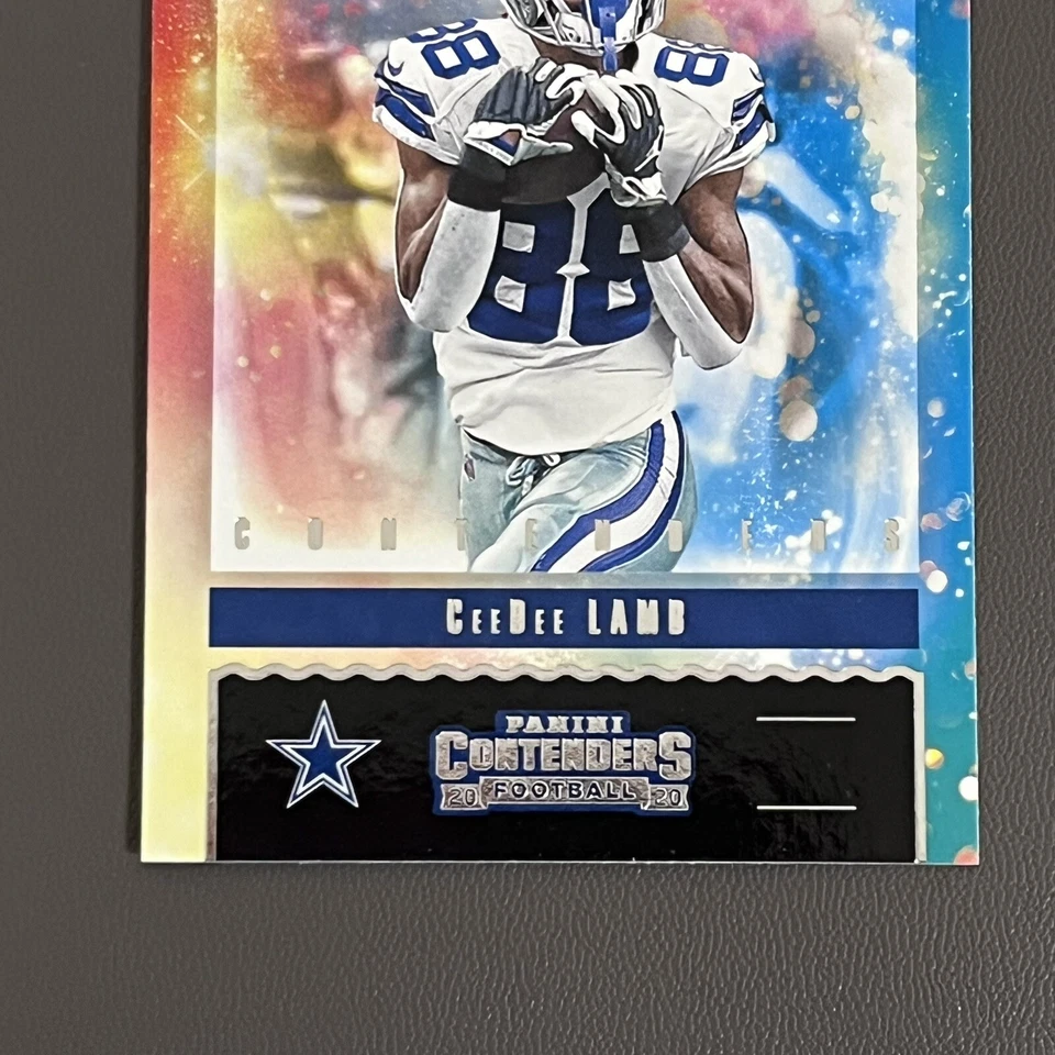 2020 Panini Contenders CeeDee Lamb Rookie of the Year RC #RY-CDL Dallas Cowboys - Image 3 of 4