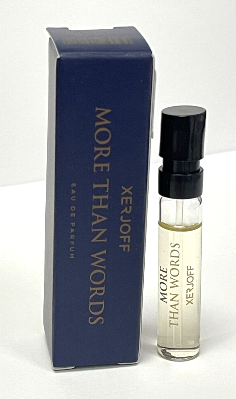 Xerjoff MORE THAN WORDS  Eau de Parfum 2ml - vial NEW