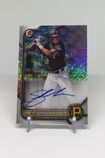 Lonnie White, Jr. 2022 Bowman Chrome Mojo Auto Pittsburgh Pirates w/ Base Mojo