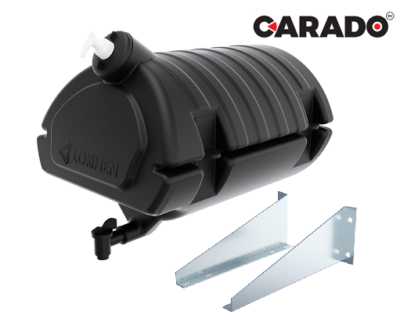 Offroad-Kanister, Kunststoff, 9,5 Liter, Schwarz | Wasser | Innenausbau