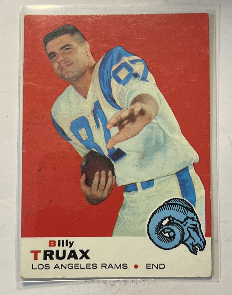 1969 Topps #103 Billy Truax Rams EX FO7307 | eBay