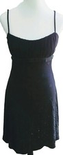 BCX black sphaghetti strap dress size S