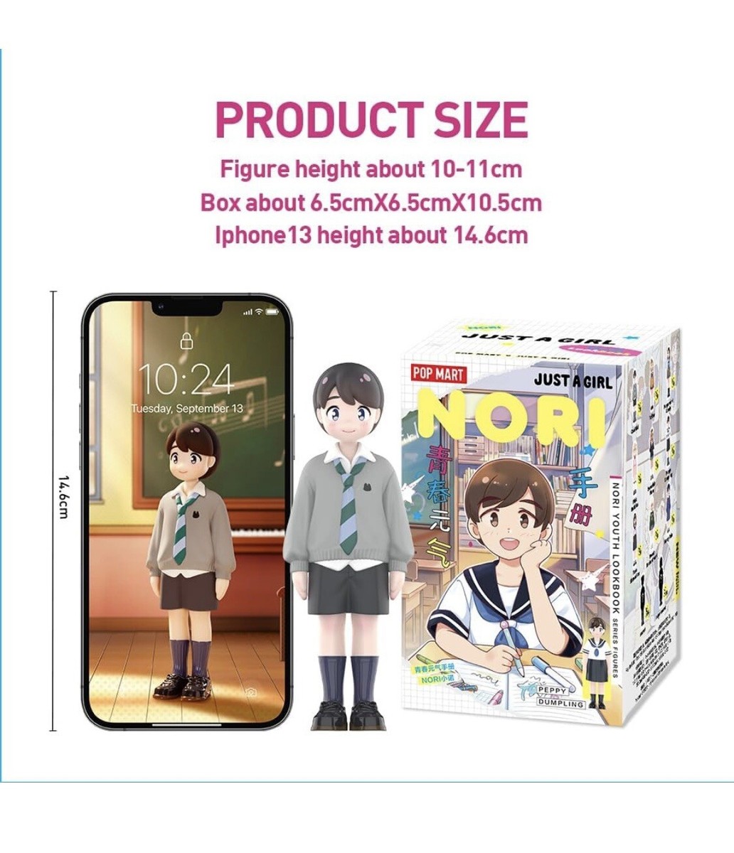 コミック・アニメ POPMART JUST A GIRL NORI Youth Lookbook POP MART NORI Youth Lookbook Series [Assorted Box 9 Pieces