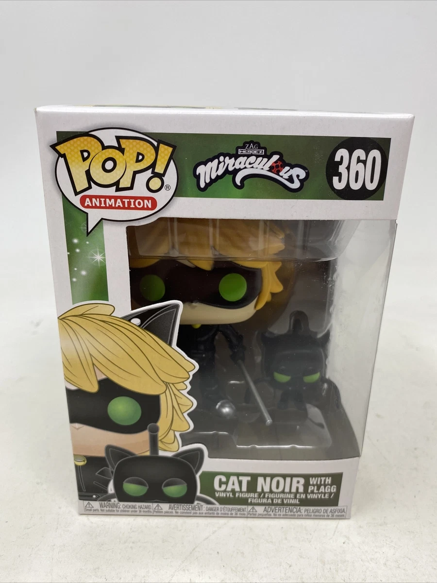 Figurine Chat Noir Avec Plagg / Miraculous / Funko Pop Animation 360