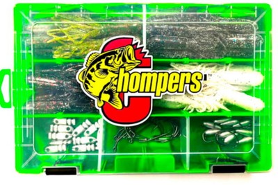 Chompers Ultra Pro Tube Kit - 72 Pieces, Green, TBKIT-22 Tackle Kits
