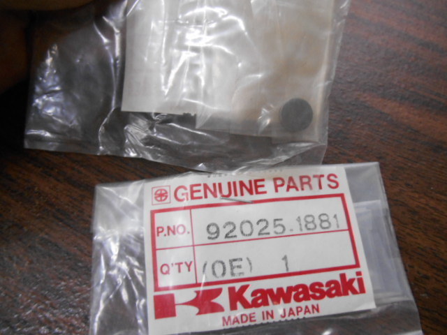 NOS Kawasaki OEM Shim 2.55T 89-90 ZX750 90-00 ZX1100 90-99