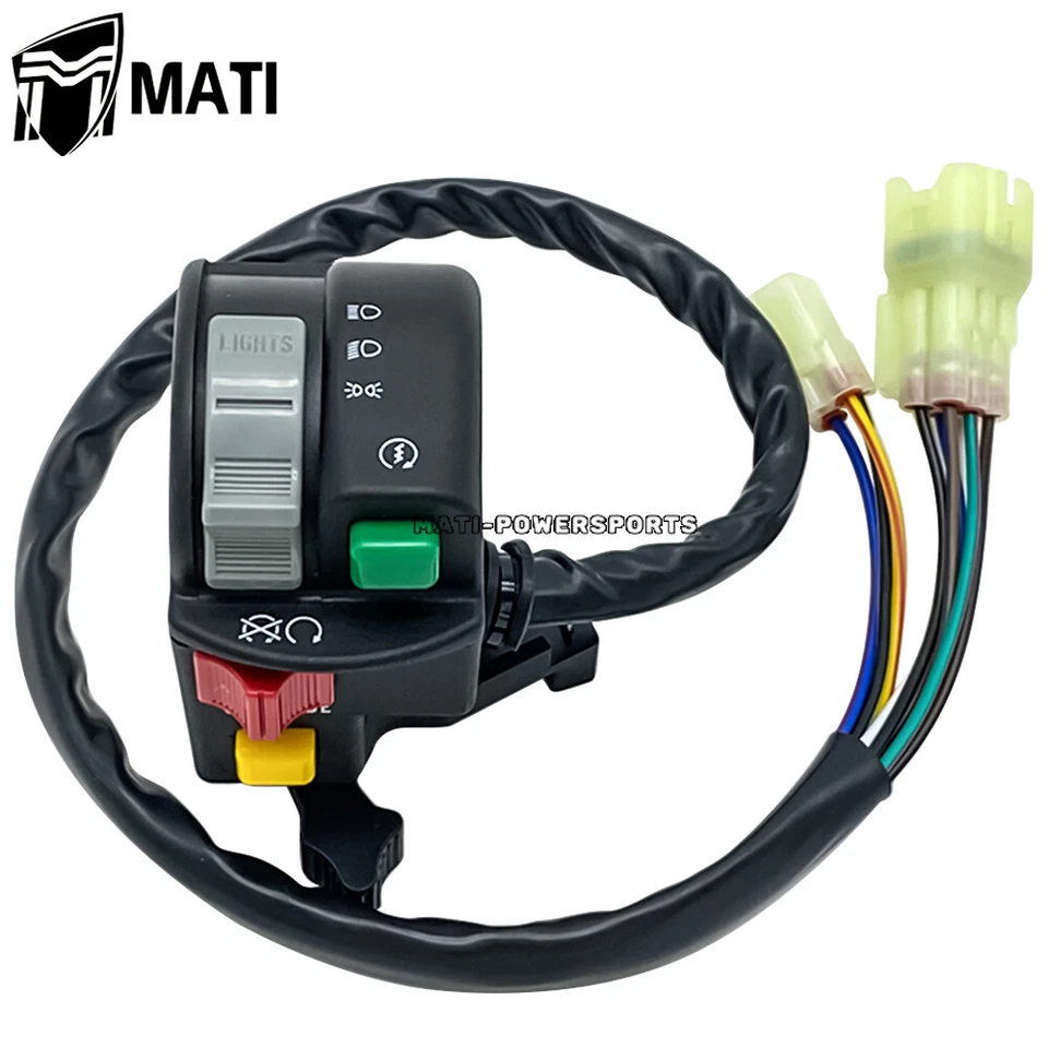 Interruptor de faro de parada de arranque de control de manillar izquierdo para Arctic Cat Alterra 300 Foto 2 de 4