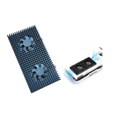RTX30 Ultra Thin Black Aluminum Mechanical Hard Disk Cooler Heat Sink