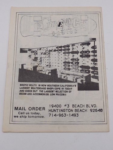 S.I.C. Press #2 Zine Punk Hardcore Fanzine 1980s DIY Final Conflict 7 Seconds - Picture 2 of 5