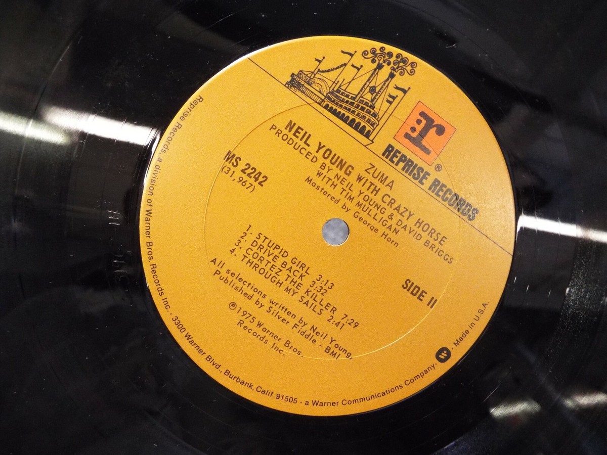 Neil Young Zuma Crazy Horse LP VINYL ALBUM | eBay