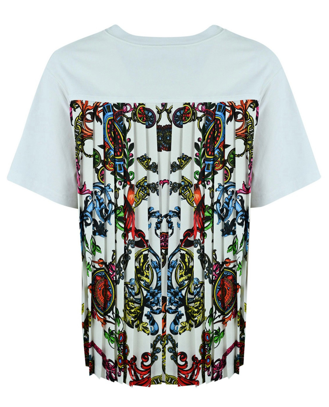 Versace Jeans Couture Patterned Baroque Top Blouse Shirt Oversized T-Shirt L
