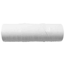 18" x 1500' 80 ga. Hand Film Stretch Wrap White Opaque One Roll