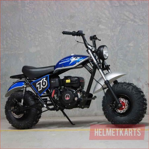 Helmetkarts - MB200R Hurricane 200cc Mini Bike Motorcycle Dirt Adults Kids Blue - Picture 12 of 24