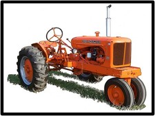 Allis Chalmers Model WC Tractor Collectible Metal Sign USA Made - Large Size