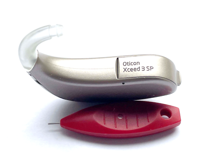 #ad #ad Used Oticon Xceed 3 SP behind the ear BTE Beige Color USA Shipping $244.00