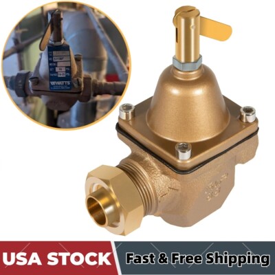 Replaces for Watts 1156F, B1156F, S1156F 1/2 inch Feed Water Pressure Regulator