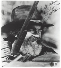 JACK ELAM signed BECKETT COA western villain