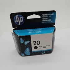 Genuine HP C6614D hp 20 Black Ink Cartridge Expired: 07/2014 New Sealed